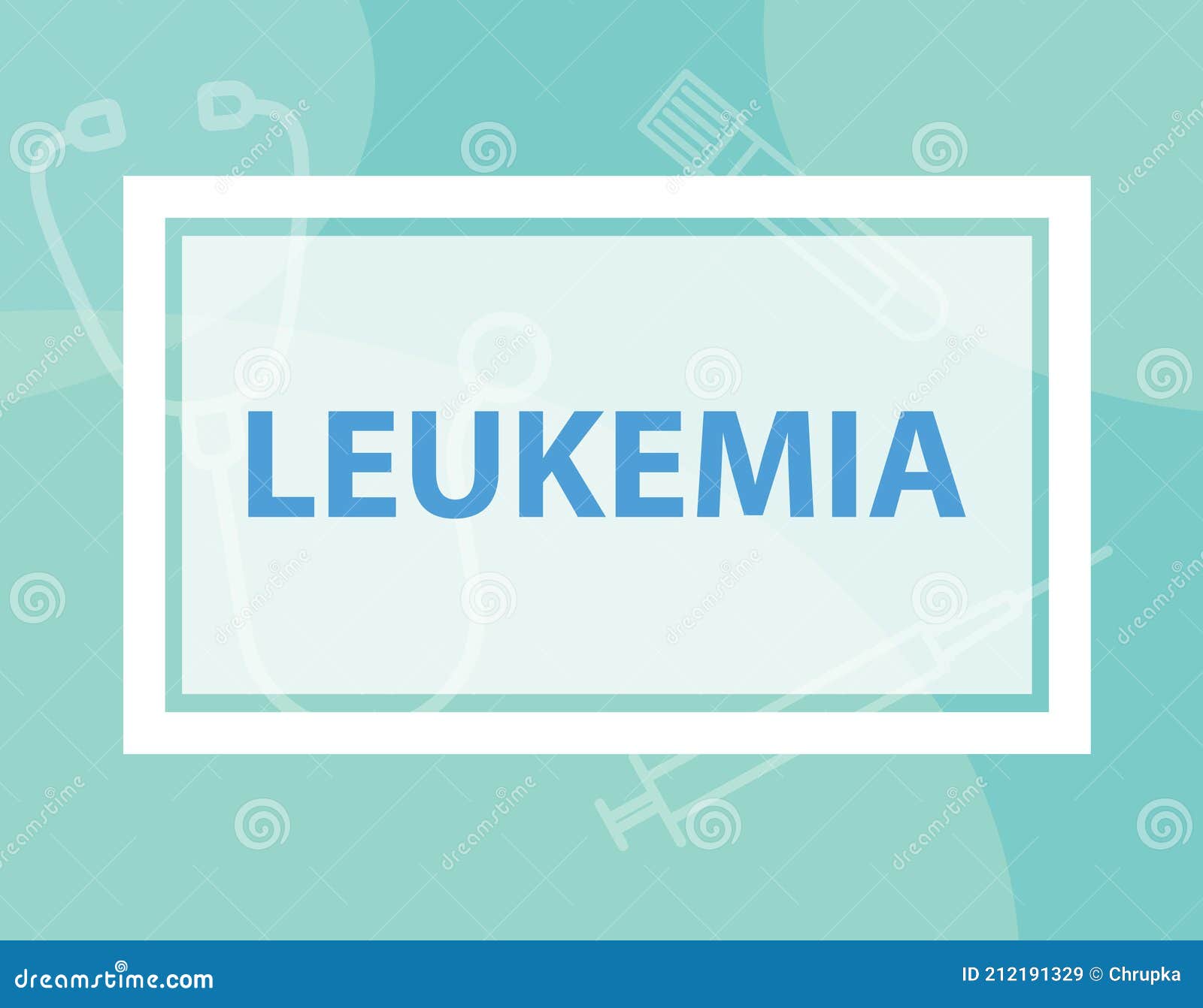 Leukemia Disease Concept Stock Vector Illustration Of Health 212191329
