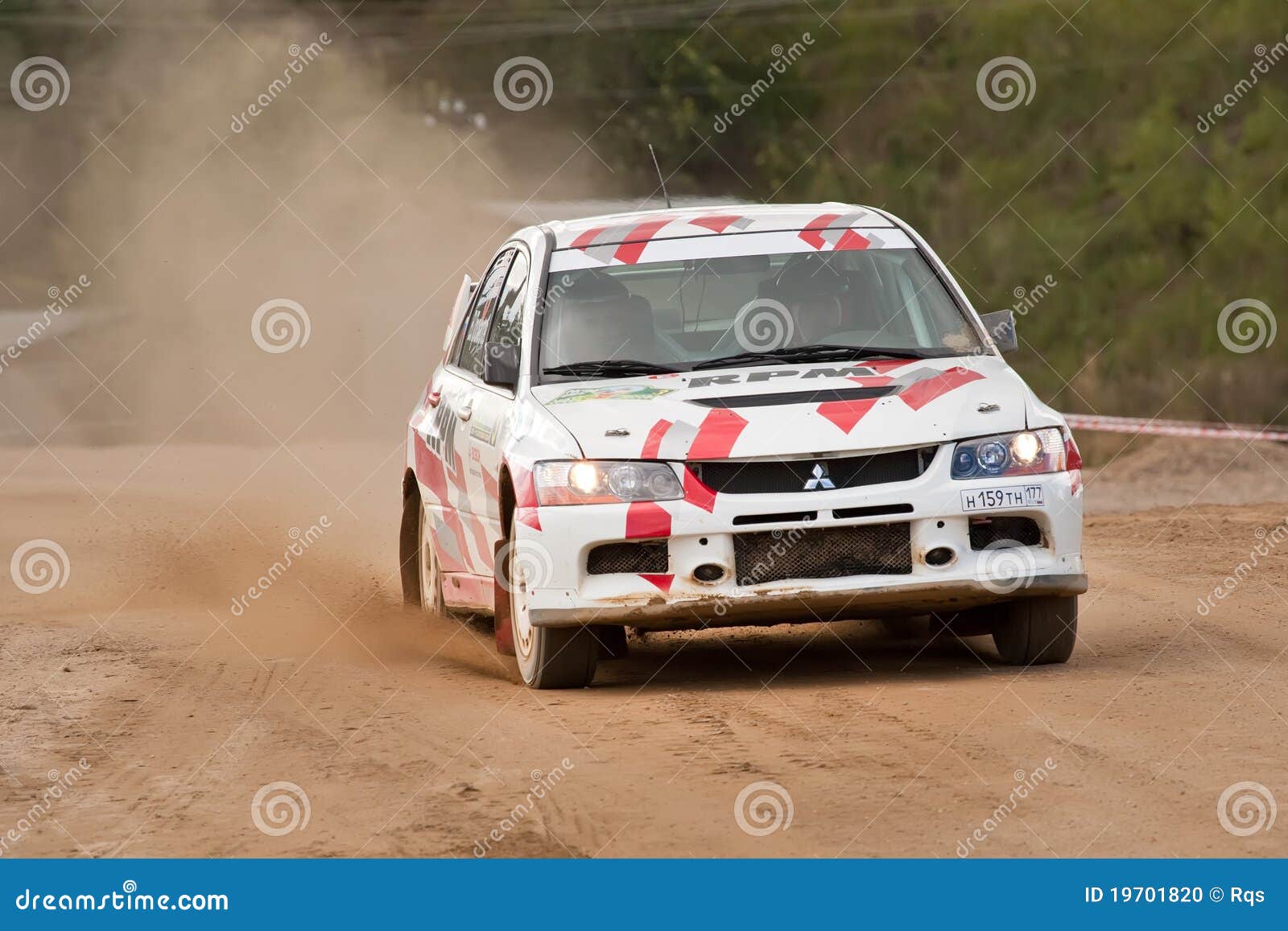 Lev Stickiy Drives a Mitsubishi Lancer Editorial Image Image of white