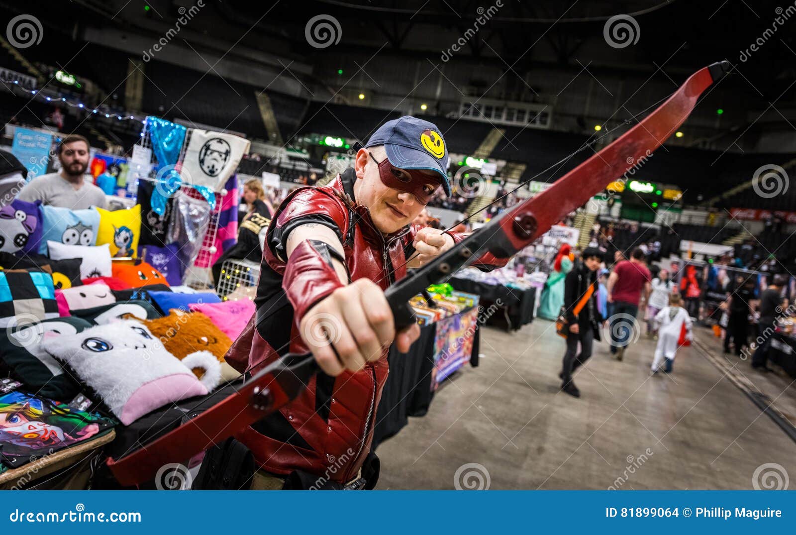 Levantamento Masculino Do Cosplayer Imagem de Stock Editorial