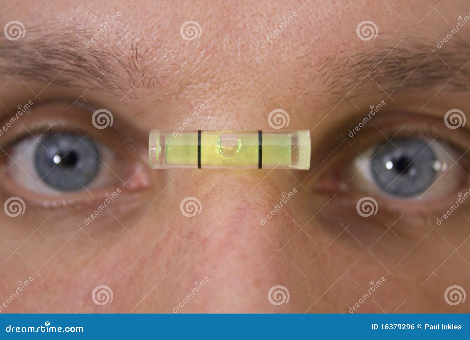 Level Headed Close up stock photo. Image of indicator 16379296