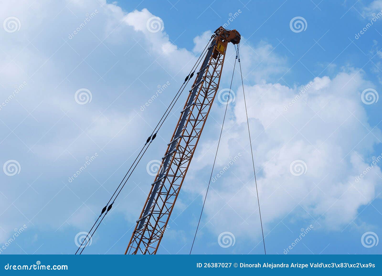 Lever crane stock image. Image of industrial, leverage 26387027