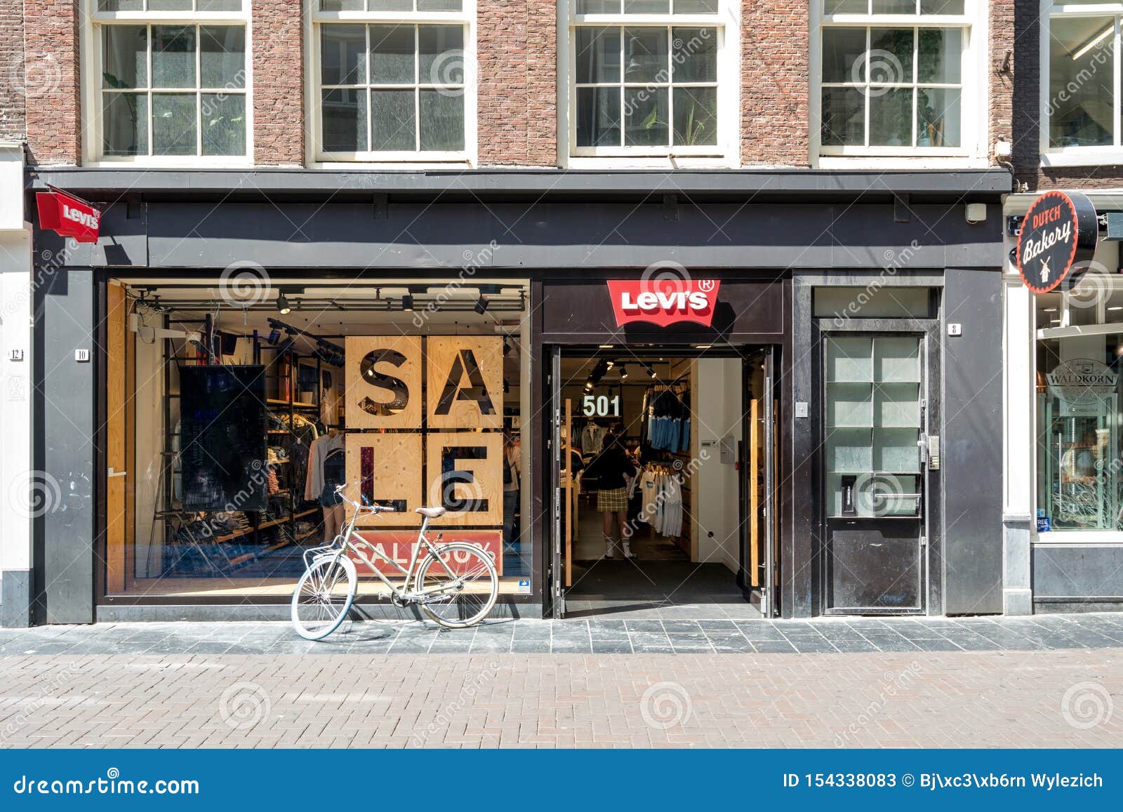 Levi`s Store in Amsterdam, the Netherlands Editorial Stock Photo - Image of  chain, building: 154338083