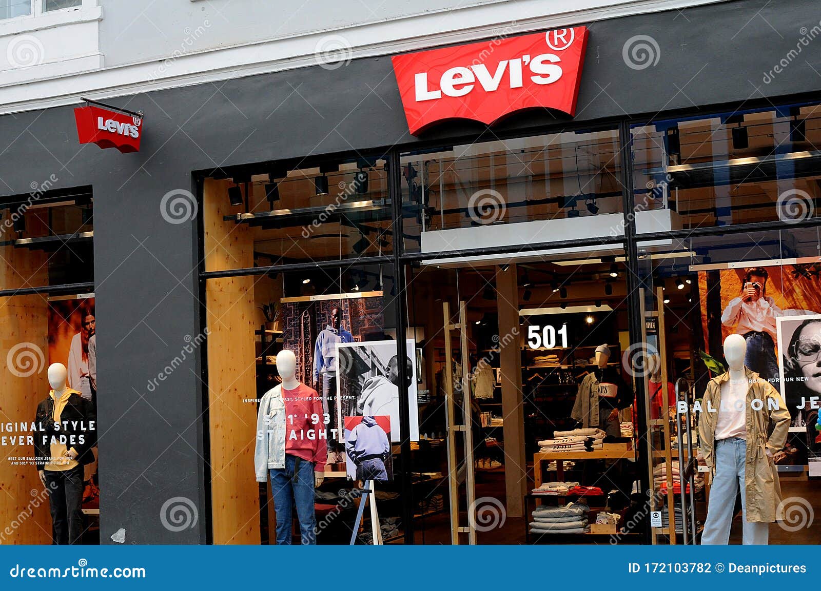 LEVI`S STORE in COPENAHGEN DENMARK Editorial Photography - Image of ...