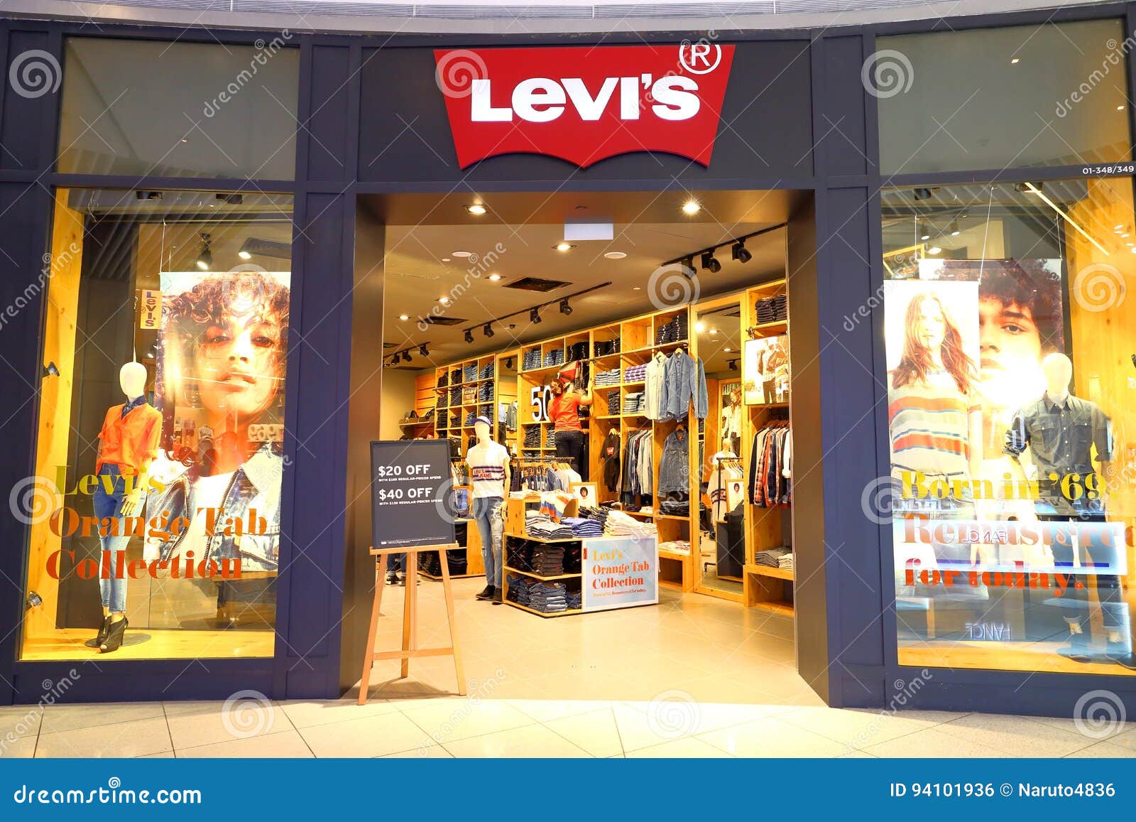 Levis store editorial photo. Image of accessible, ready - 94101936