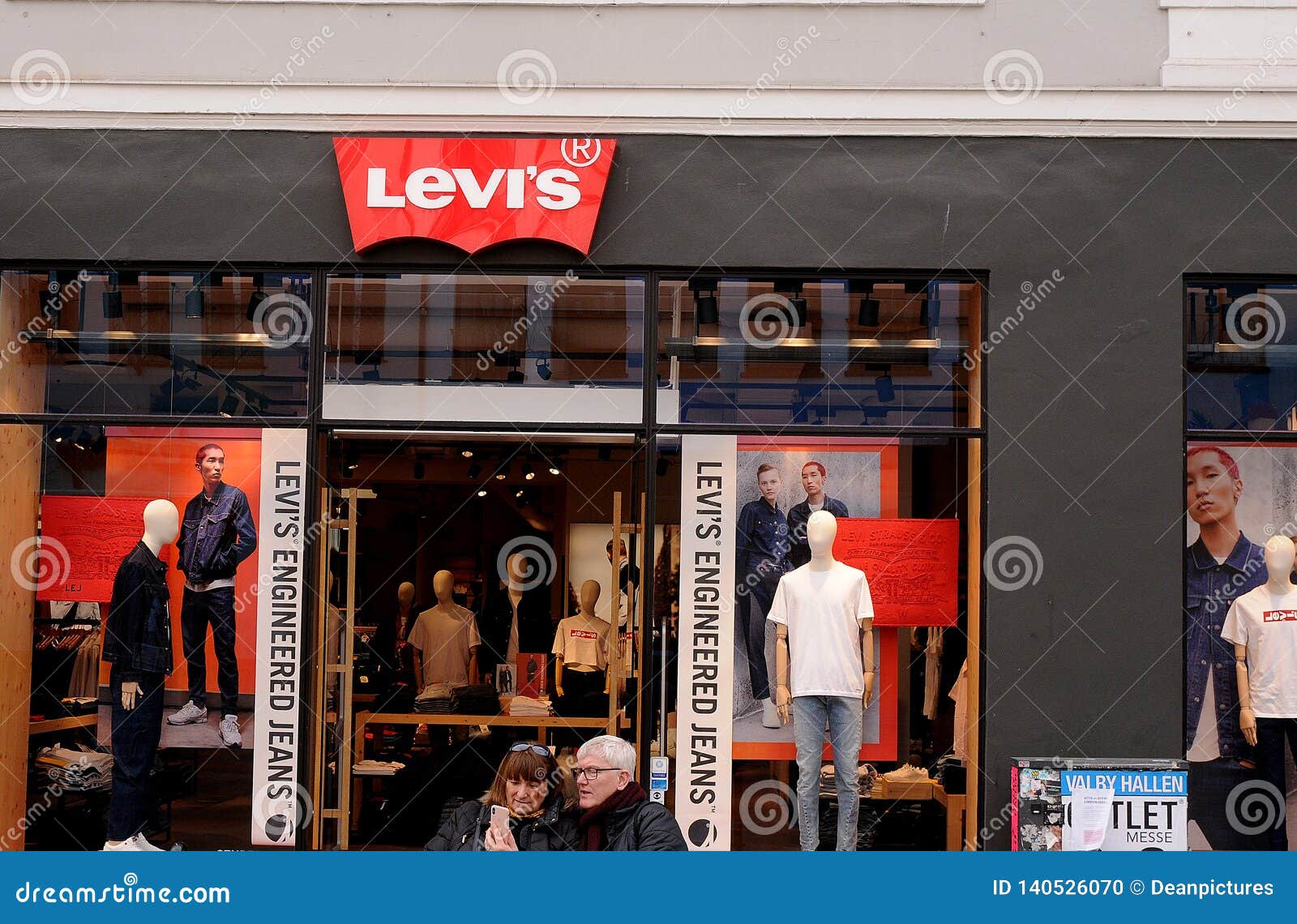 LEVI`S STRAUSS JEAN STORE IN COPENHAGEN 