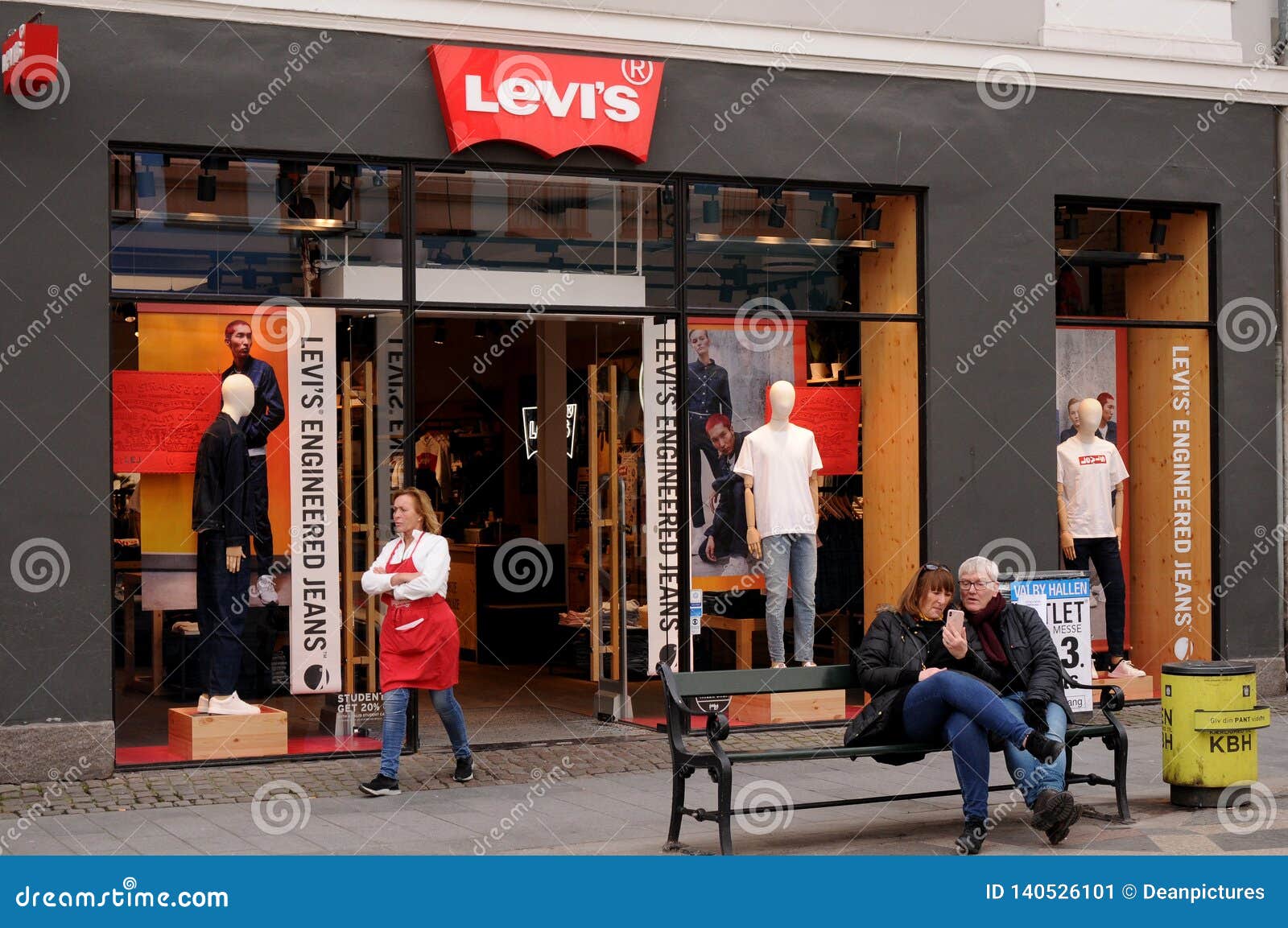 LEVI`S STRAUSS JEAN STORE IN COPENHAGEN 