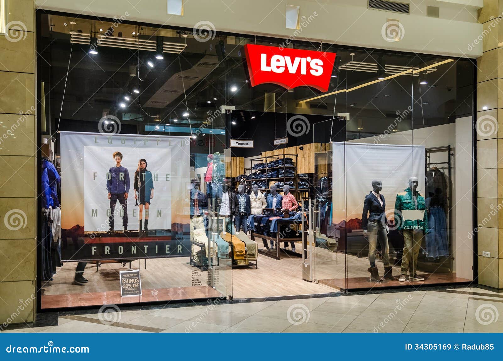 Levi Strauss Store editorial stock image. Image of fashion - 34305169