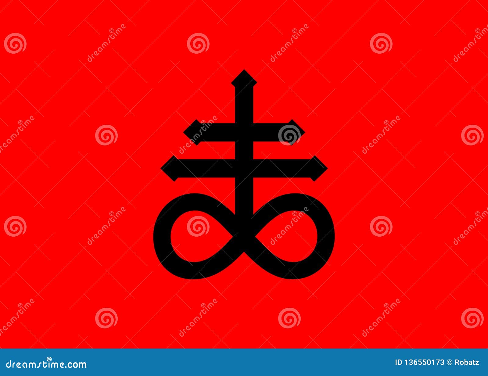 satan`s cross , leviathan cross alchemical  for sulphur, associated with the fire and brimstone of hell. 