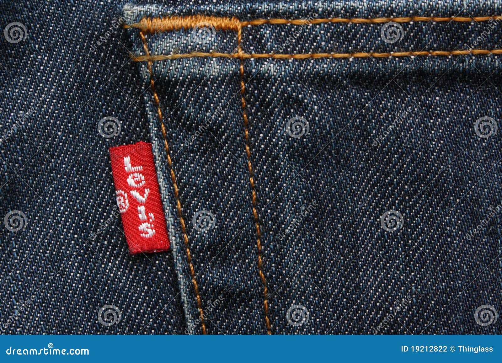 Levis Red Label editorial photography. Image of trademark - 19212822