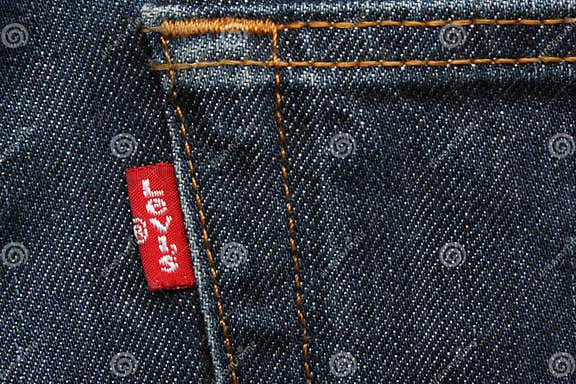 Levis Red Label editorial photography. Image of trademark - 19212822