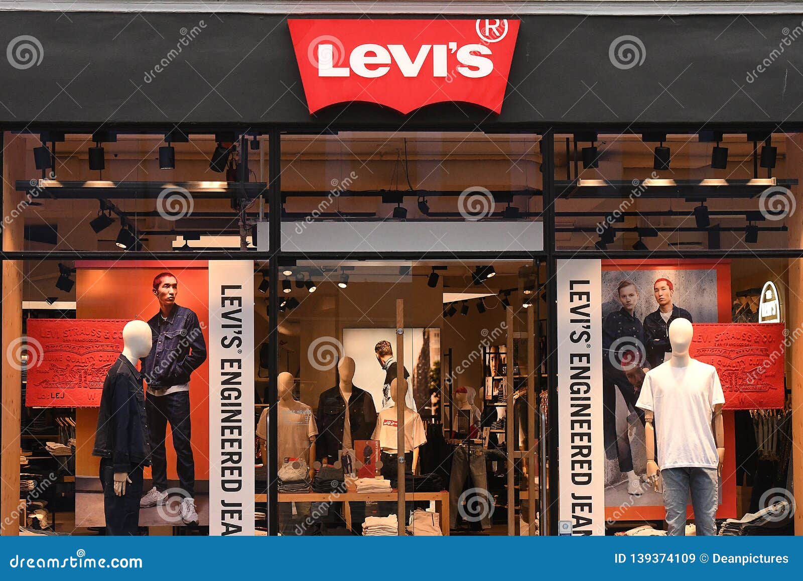 LEVIS STRAUSS STORE in COPENHAGEN Editorial Stock Image - Image of ...