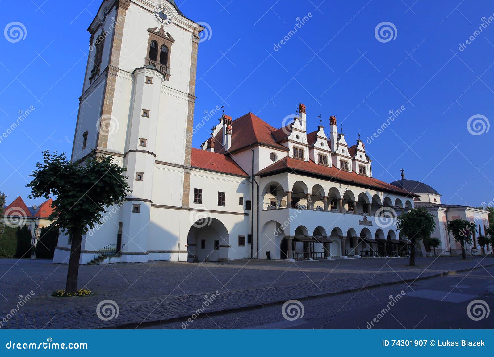 Historisches rennaisance Rathaus in Levoca, Slowakei