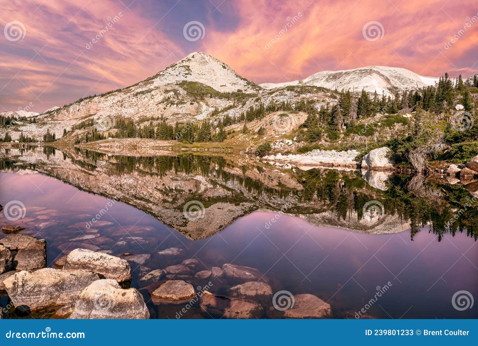 lewis lake, wyoming