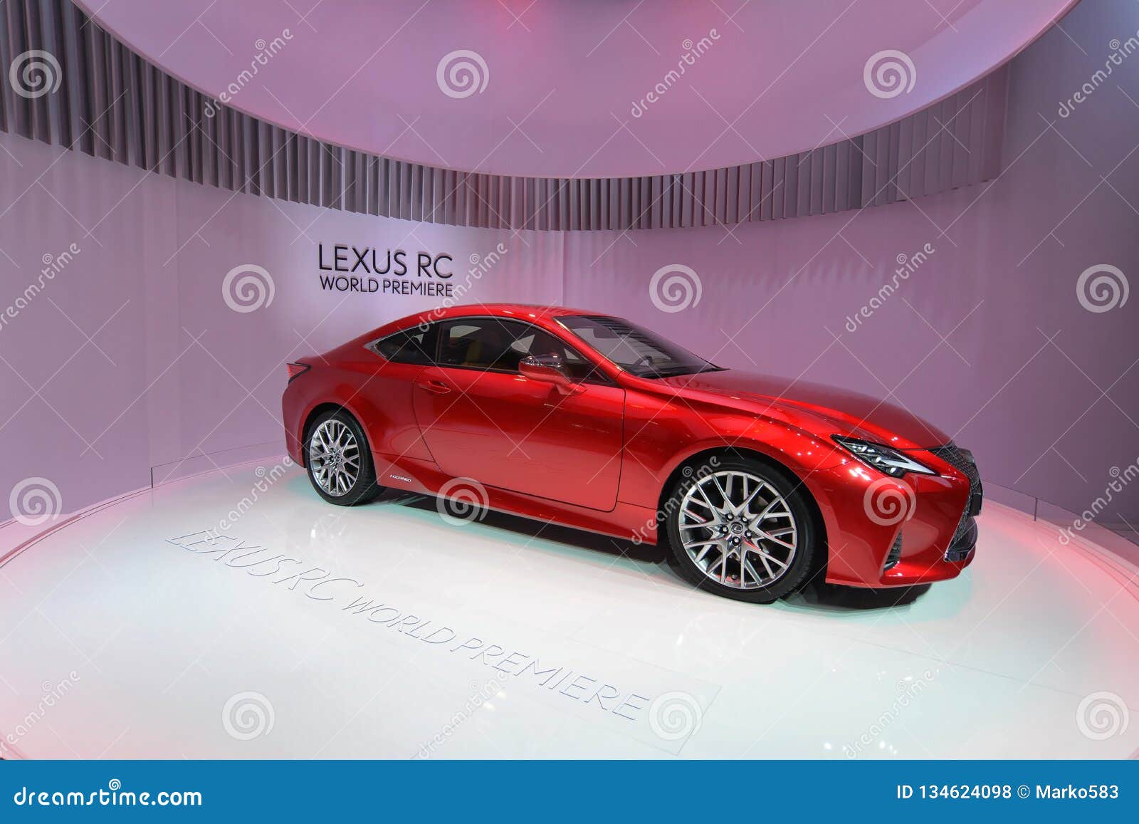 Paris Motor Show 2018 Lexus Rc Editorial Stock Photo Image Of