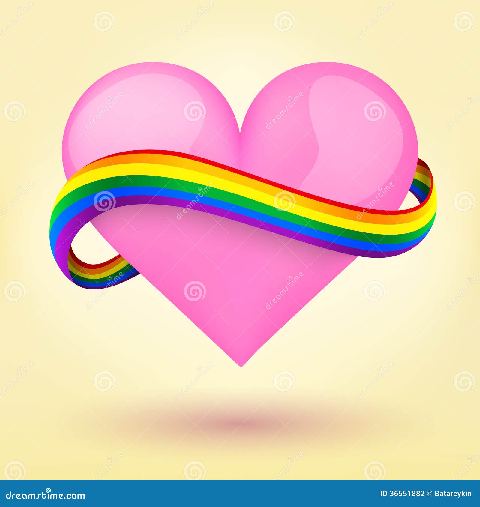 DESIGN: PRIDE HEART RIBBON