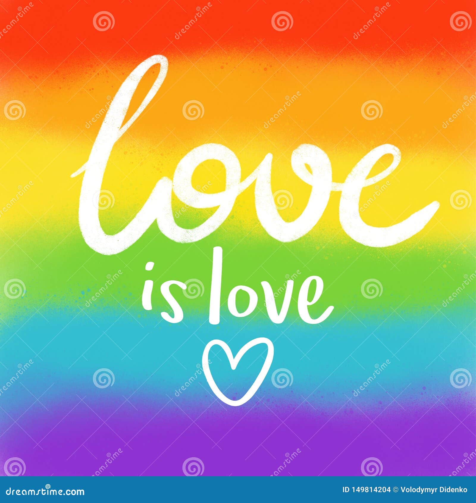 Love is Love on Colorful Rainbow Background. Gay Pride. Pride Month. Love,  Freedom, Support, Peace Symbol Stock Illustration - Illustration of love,  parade: 149814204