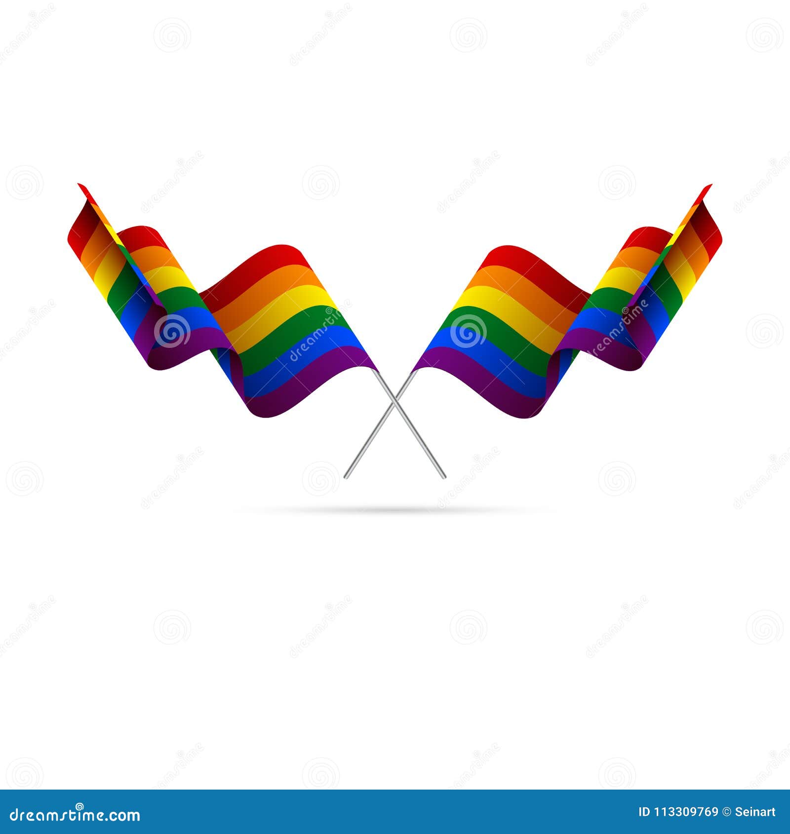 Lgbt Flags Rainbow Flag Vector Illustration Stock Illustration Illustration Of Sexual Love