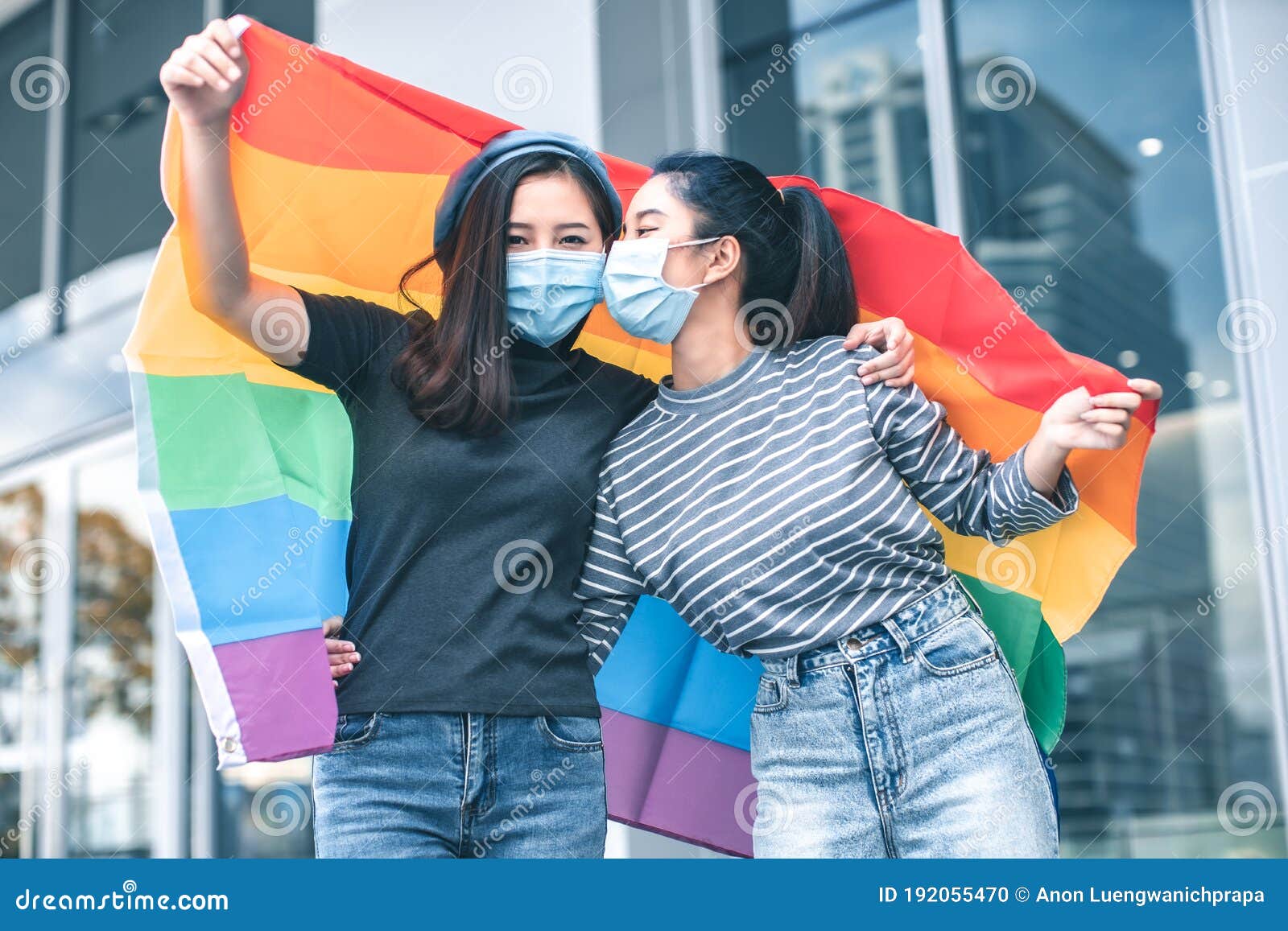 Lesbian Asians Kissing