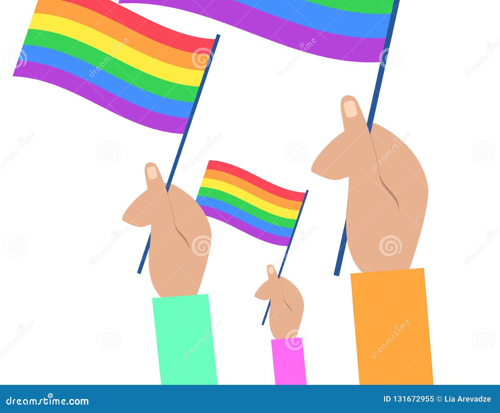gay pride rainbow vector