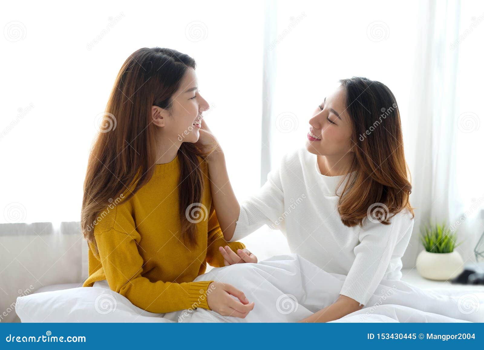 Cute Little Asian Lesbians - LGBT, Young Cute Asian Women Lesbian Couple Happy Moment, Friendship,  Homosexual, Lesbian Couple Lifestyle Stock Image - Image of feeling,  lifestyle: 153430445
