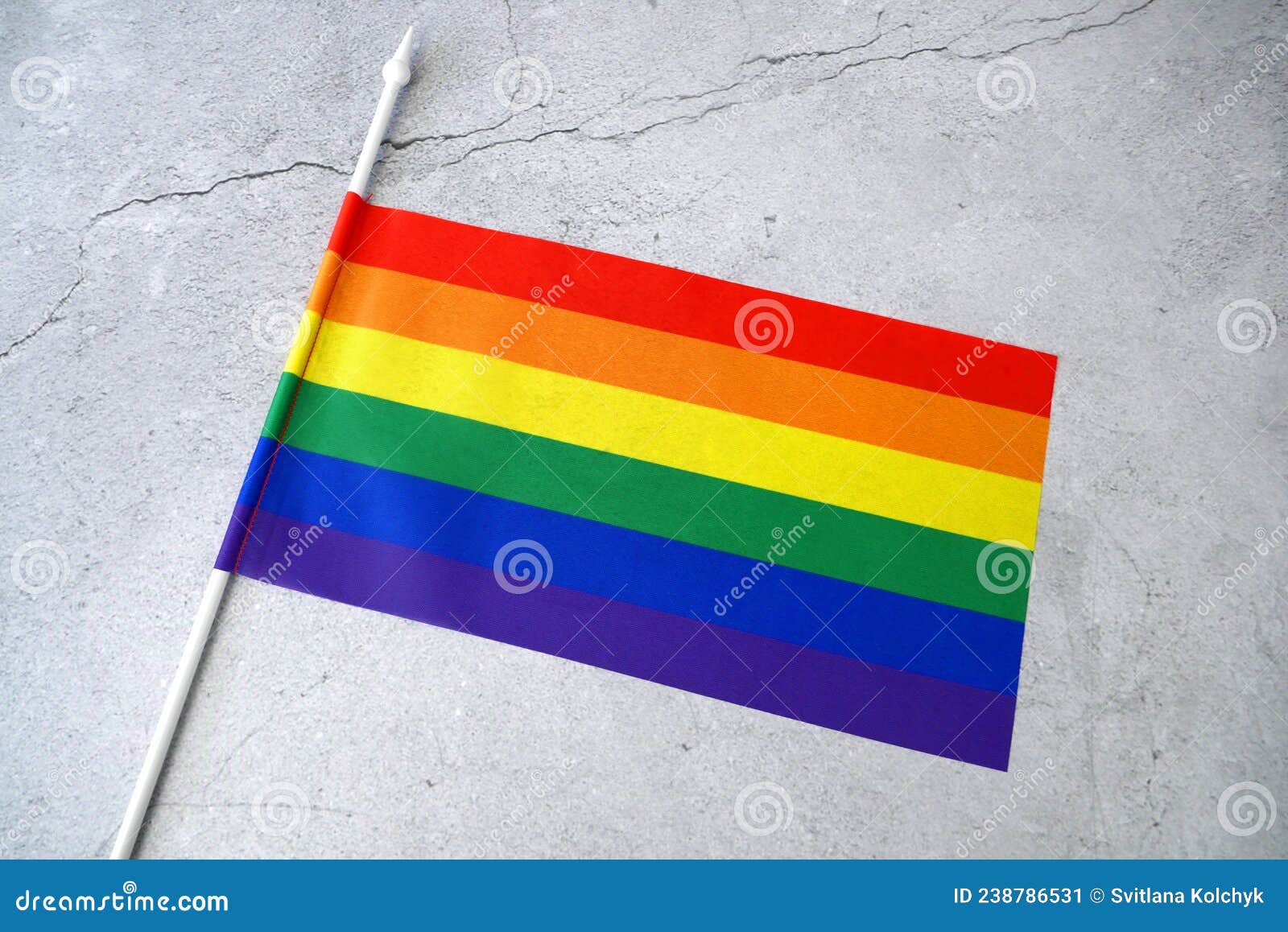Lgbtq Droits Fierté Drapeau Lgbt Gay Fierté Rainbow Flag. Drapeau