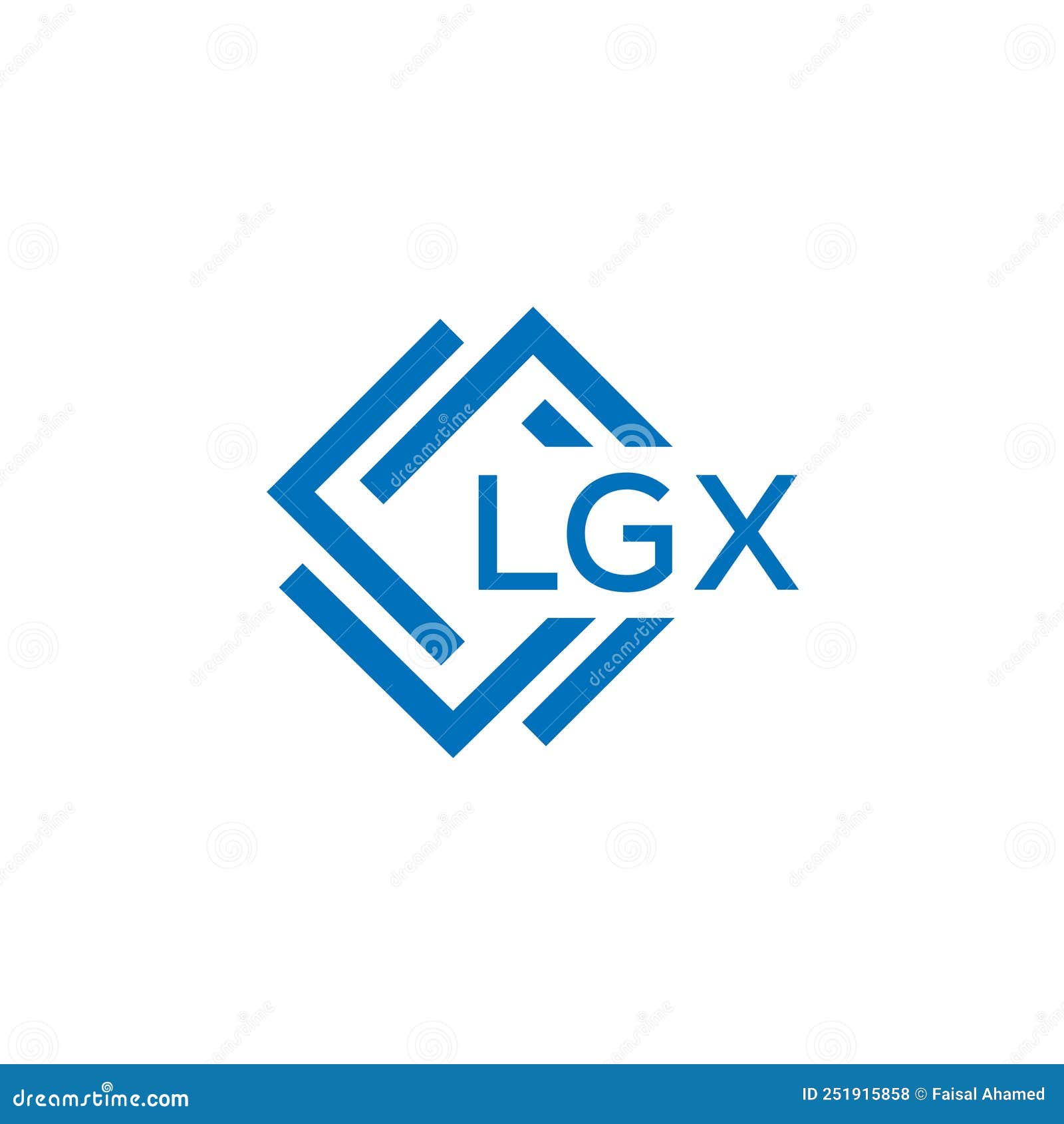 LGX Letter Logo Design on White Background. LGX Creative Circle Letter ...