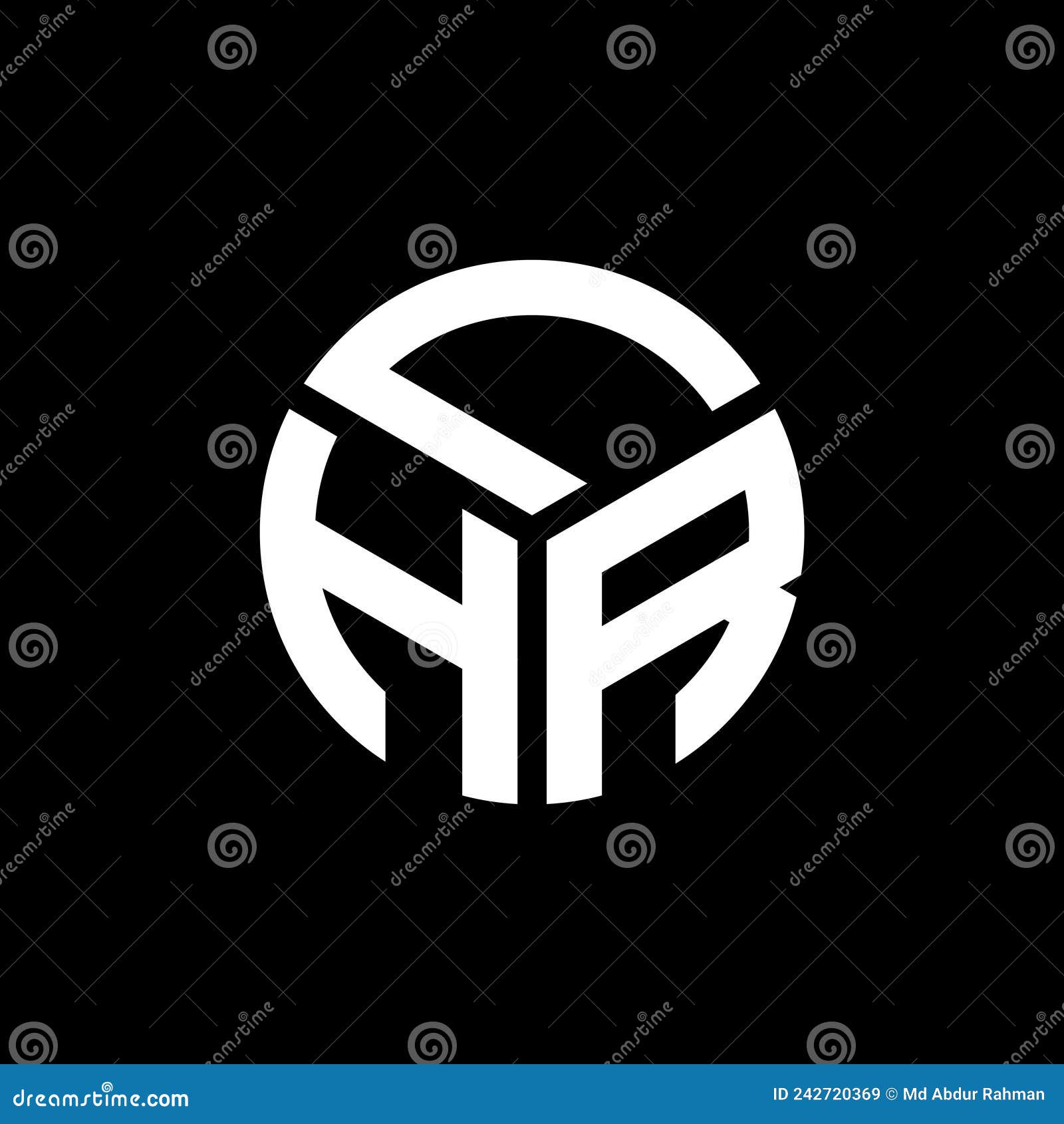 lhr letter logo  on black background. lhr creative initials letter logo concept. lhr letter 