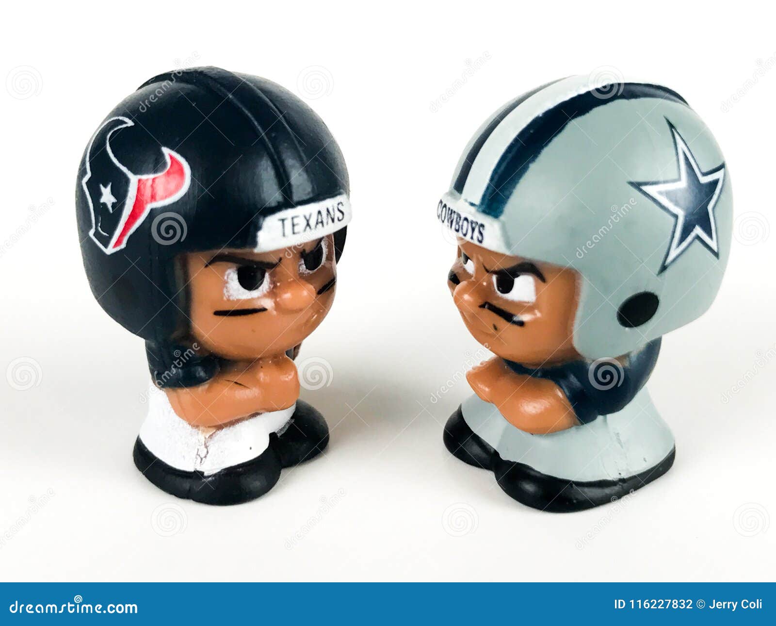 Li`l Teammates Texas Rivals, Texans Vs. Cowboys Editorial Photography