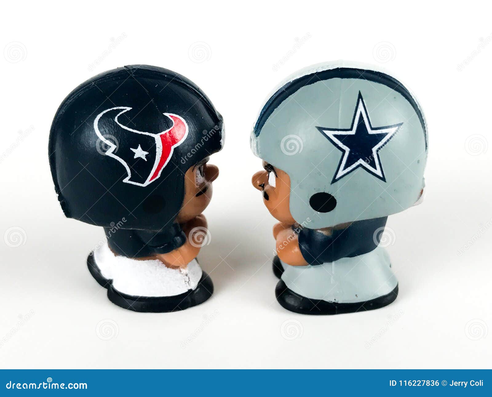 Li`l Teammates Texas Rivals, Texans Vs. Cowboys Editorial Photo Image