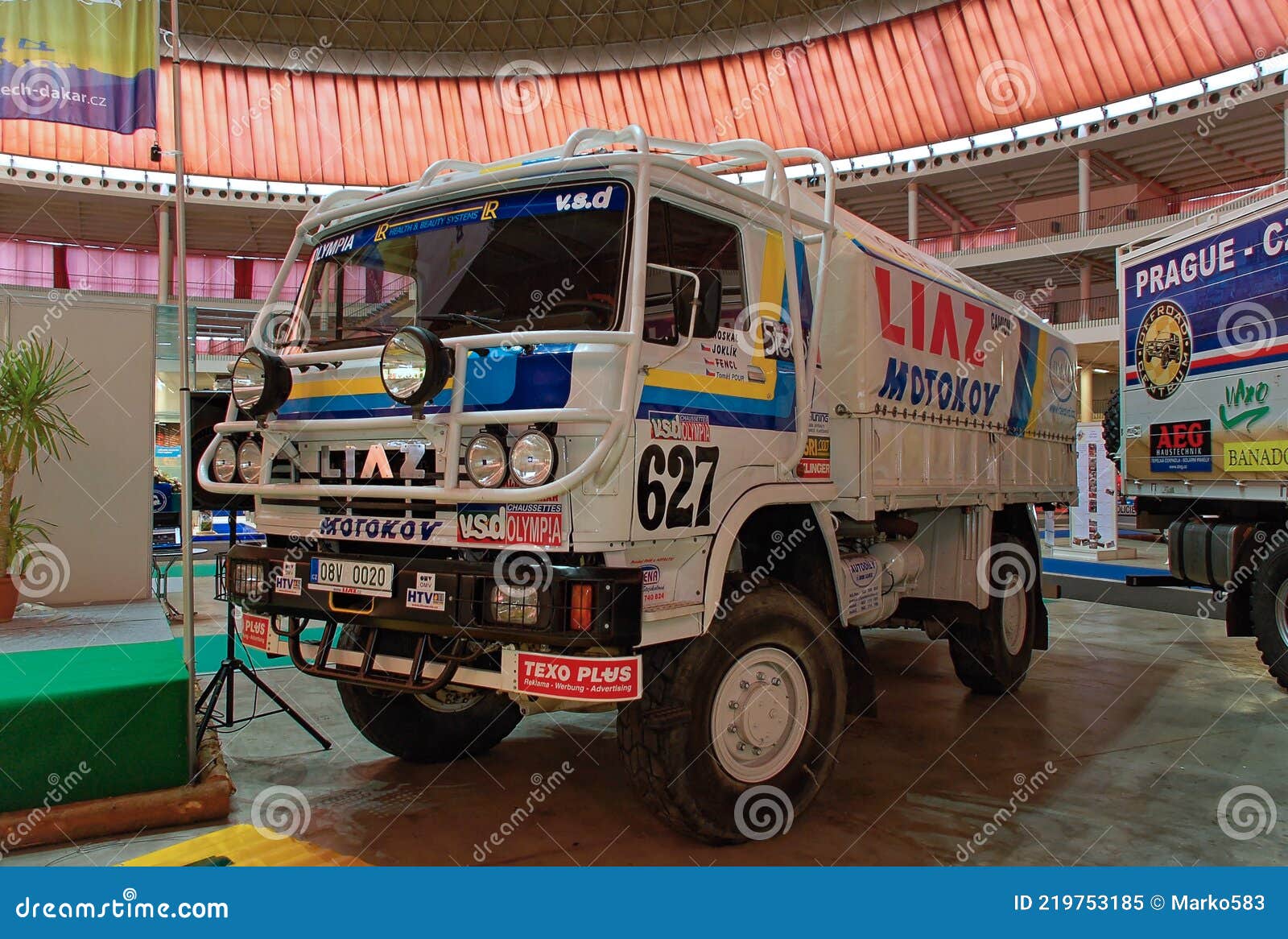 LIAZ 100.55 D 4x4 Paris-Dakar Race Truck Editorial Photo ...