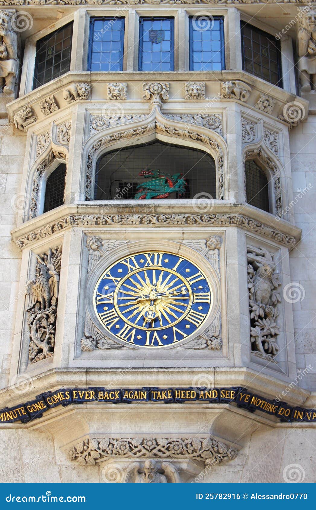 Liberty clock in London stock photo. Image of tourist 25782916