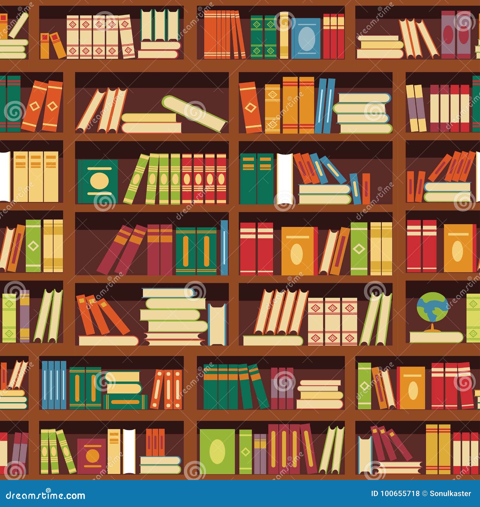 Library Book Shelf Seamless Vector Pattern Of Literature Books Stock Vector Illustration Of Repeat Education Library Book Shelf Seamless Vector Pattern Of Literature Books Stock Vector Illustration Of Repeat Education