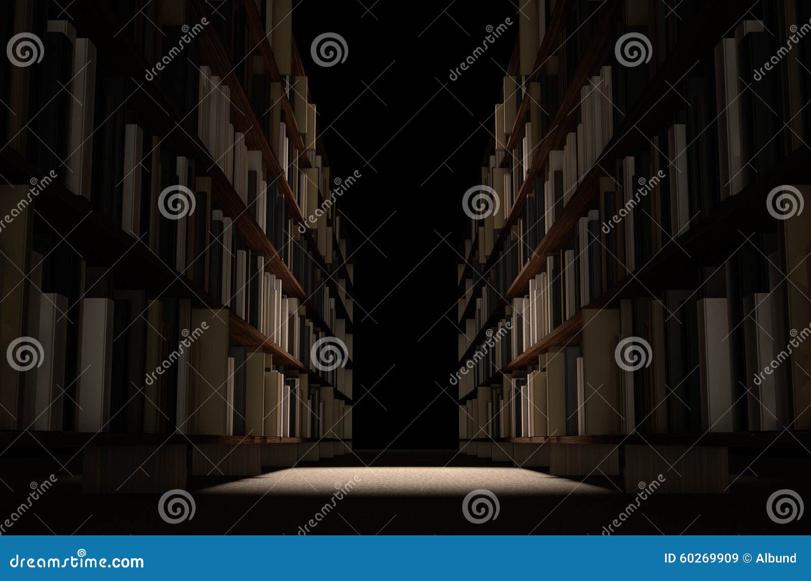library bookshelf aisle