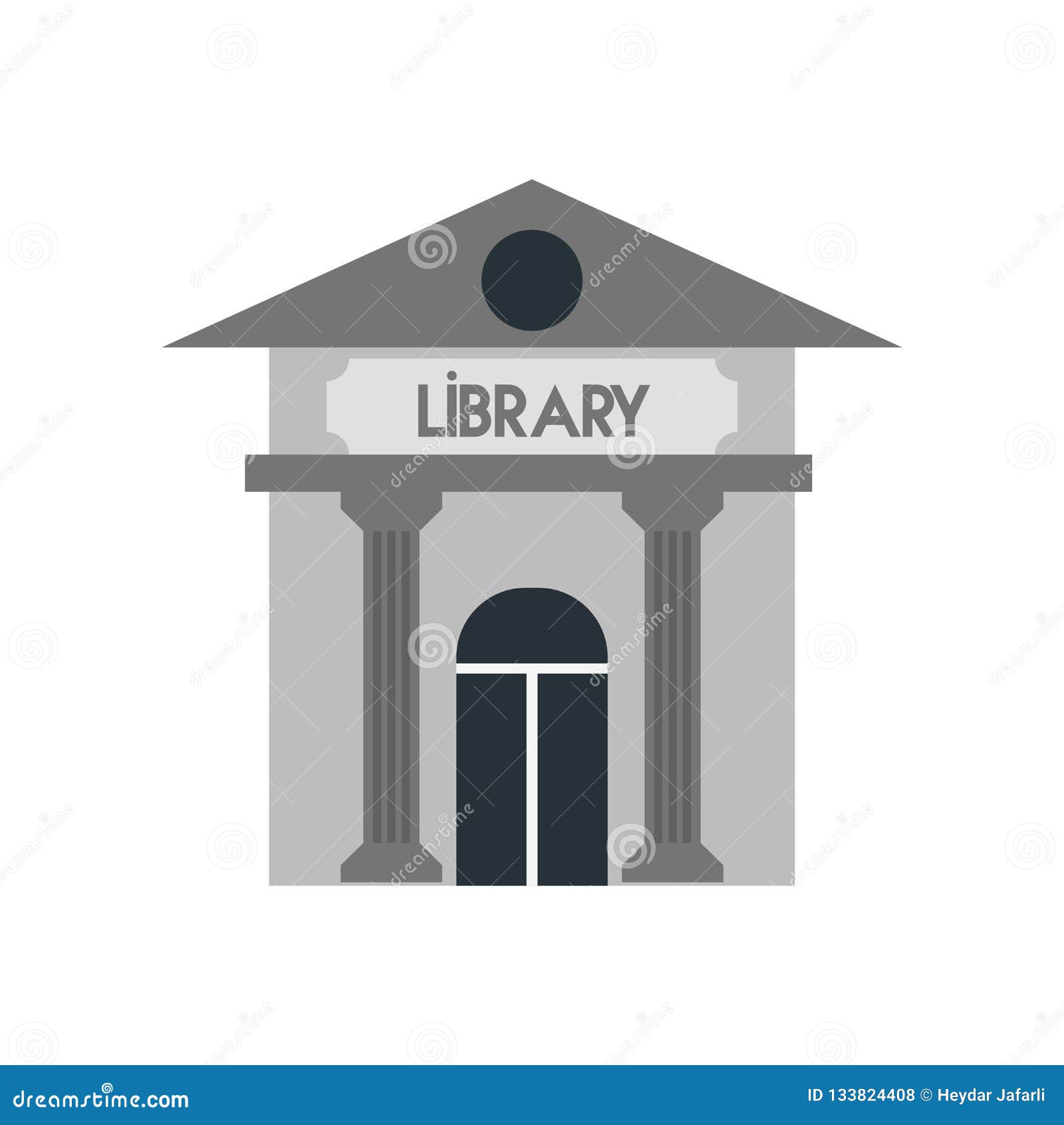 Download Library Icon Vector Sign And Symbol Isolated On White Background, Library Logo Concept Stock ...