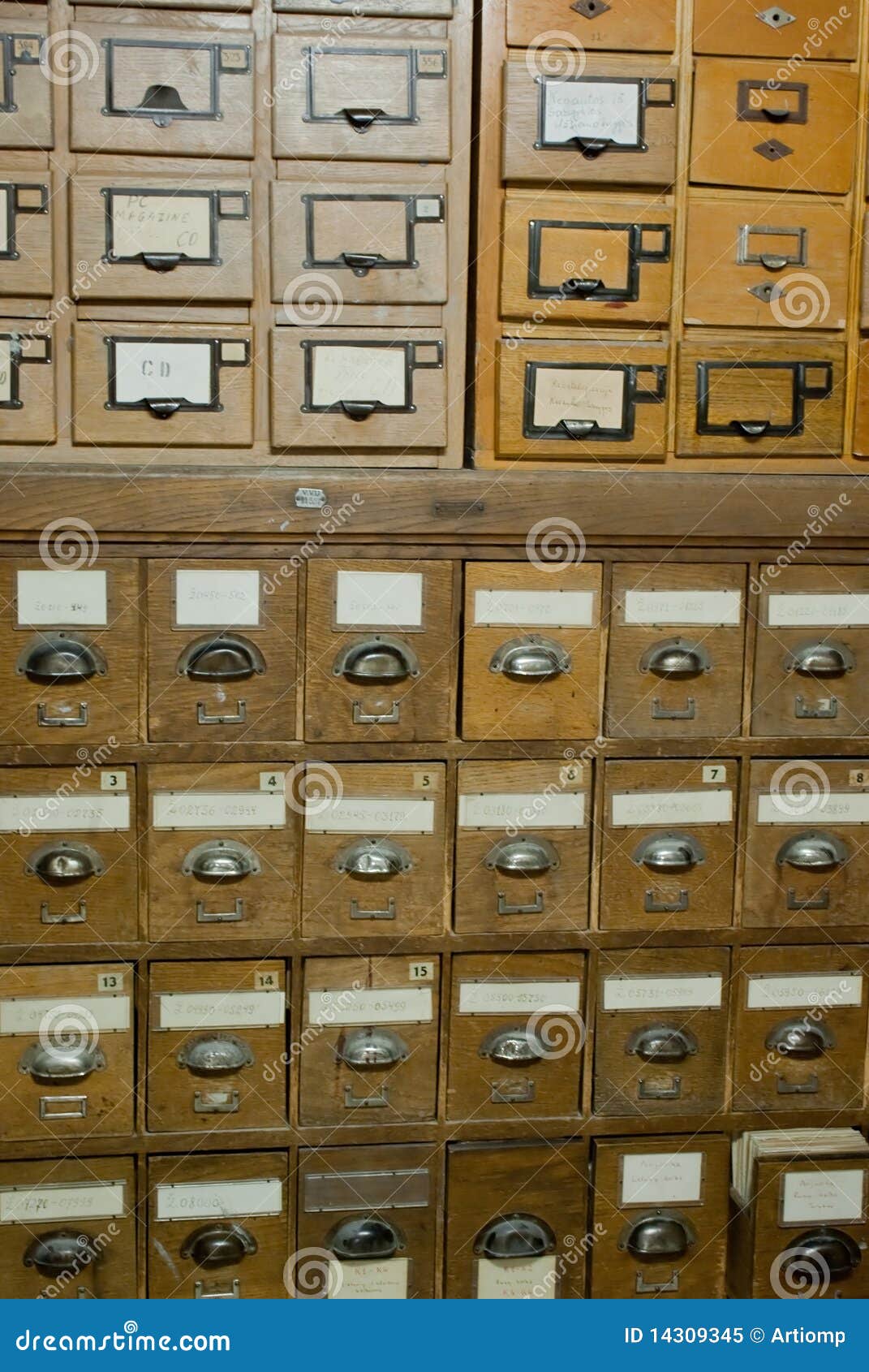 library vintage database, archives