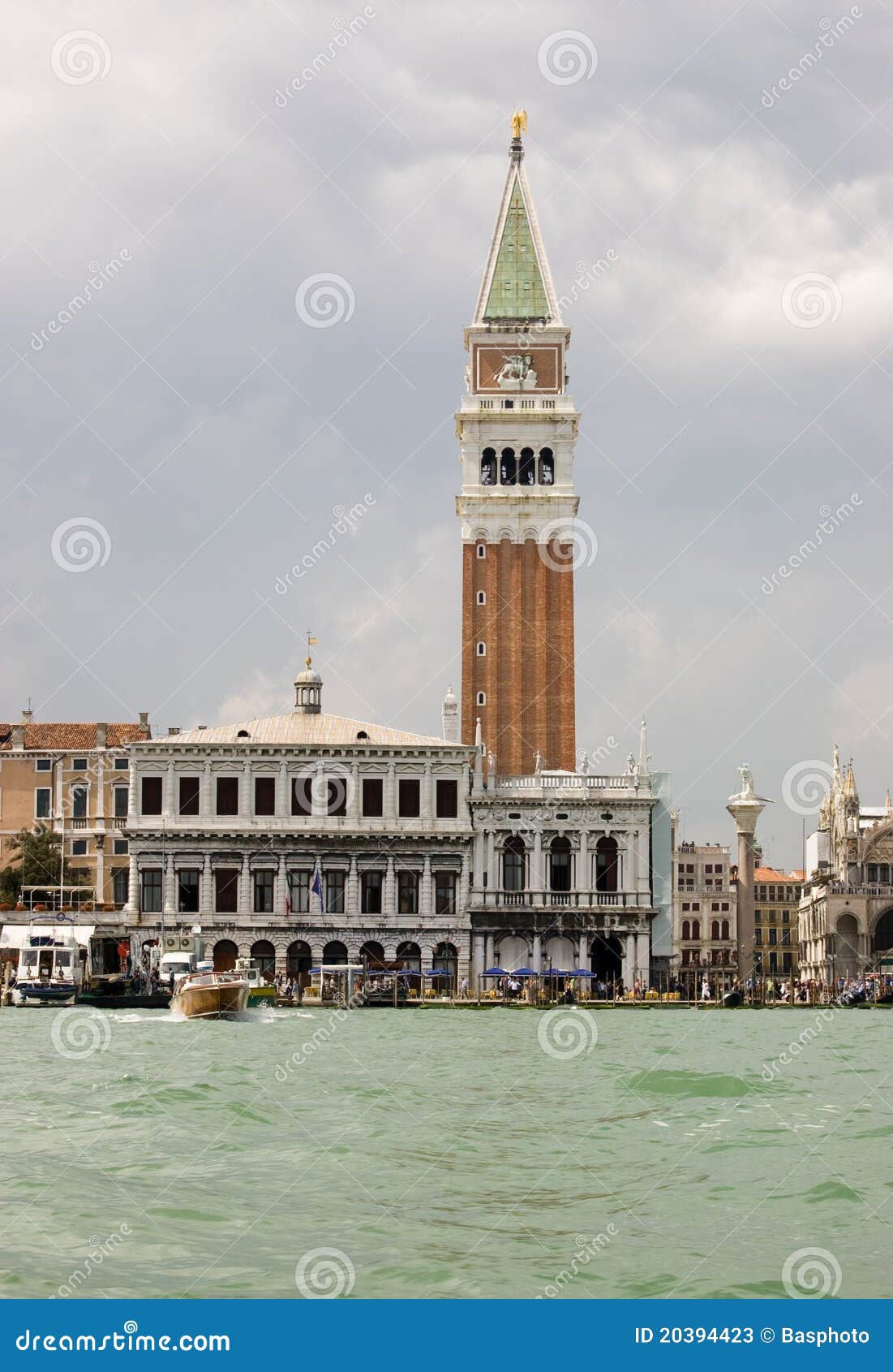 libreria marciana and st mark's campanile, venice