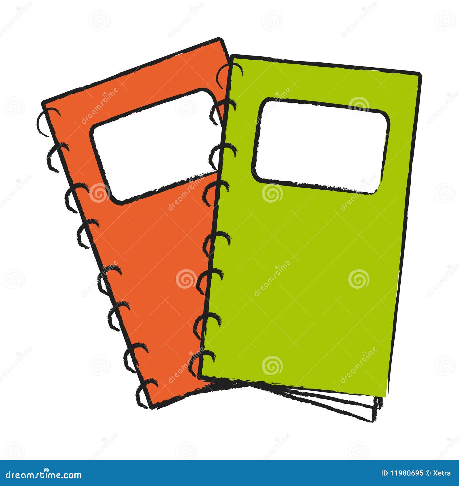 Libreta ilustración del vector. Ilustración de objeto - 11980695