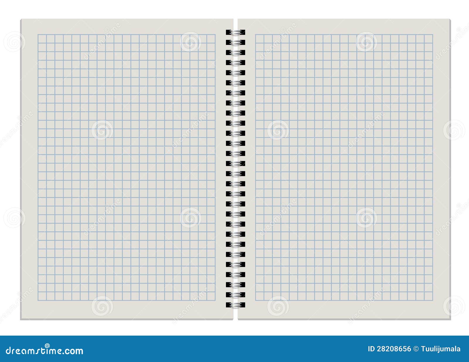 Esquivo Estricto Comida Libreta a Cuadros En Blanco Ilustración del Vector - Ilustración de  alineado, centro: 28208656