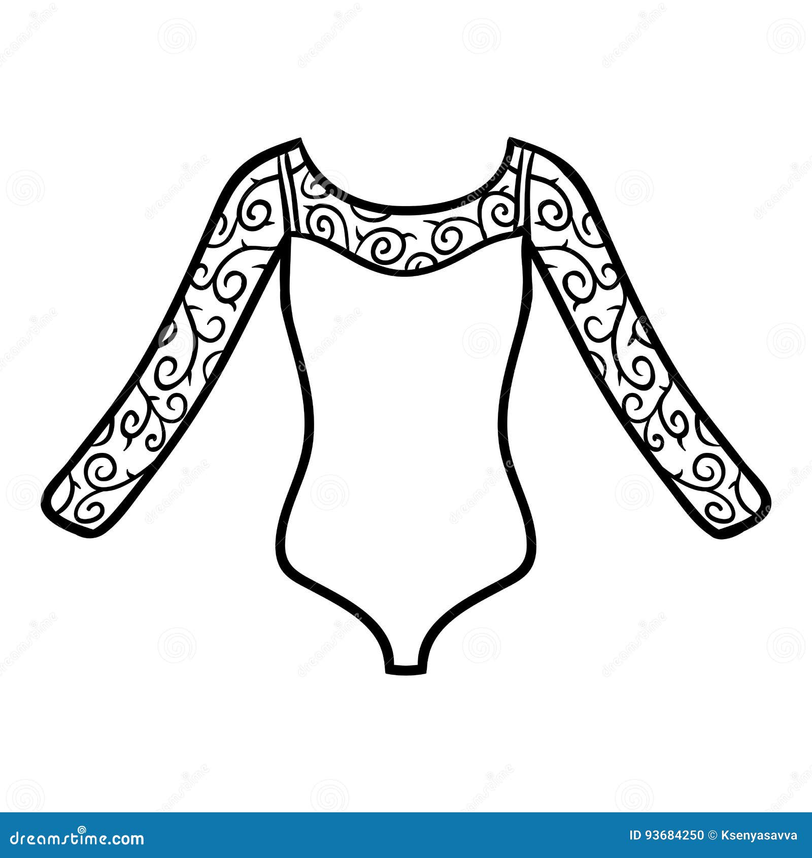 Libro da colorare body di ballo