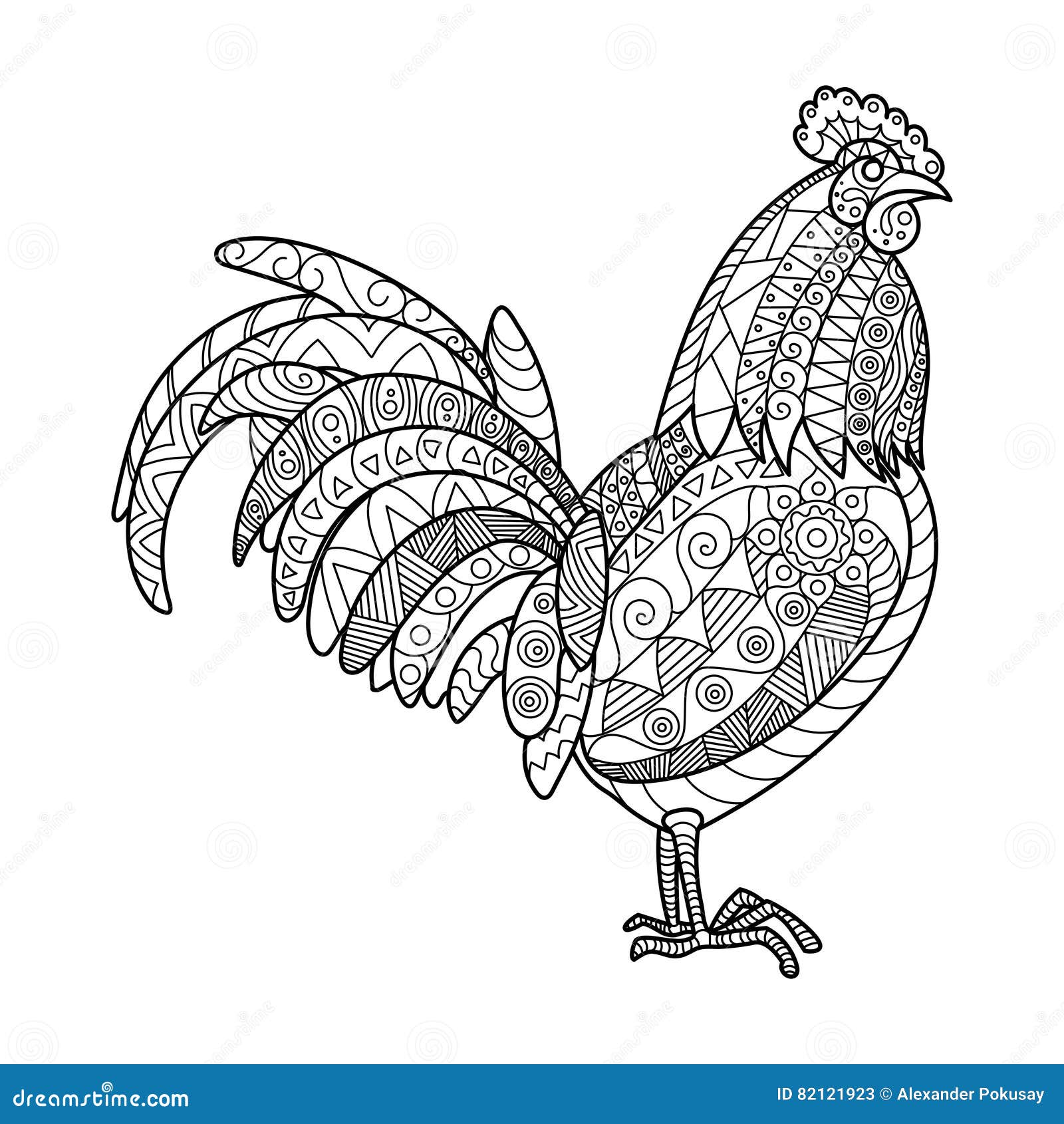 Libro De Colorear Del Gallo Para El Vector De Los Adultos Ilustración del Vector - Ilustración de curva, garabato: 82121923 Libro De Colorear Del Gallo Para El Vector De Los Adultos Ilustración del Vector - Ilustración de curva, garabato: 82121923