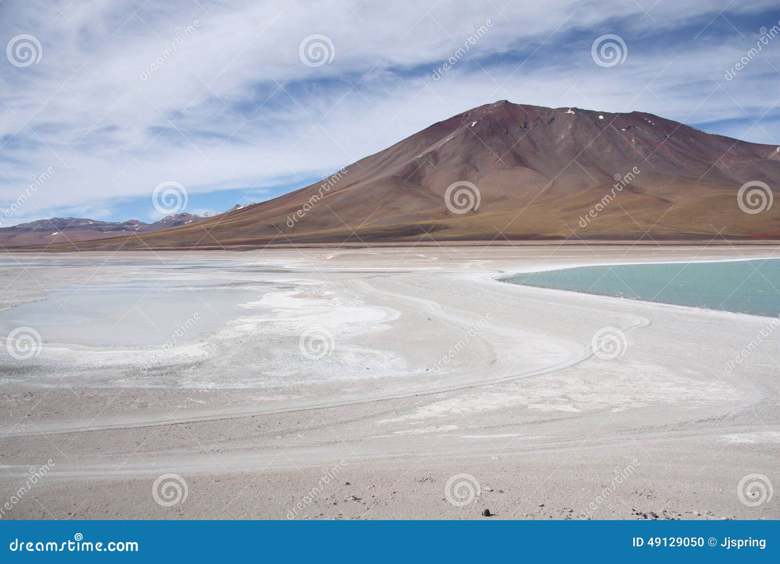 licancabur volcano in atacama desert, bolivia