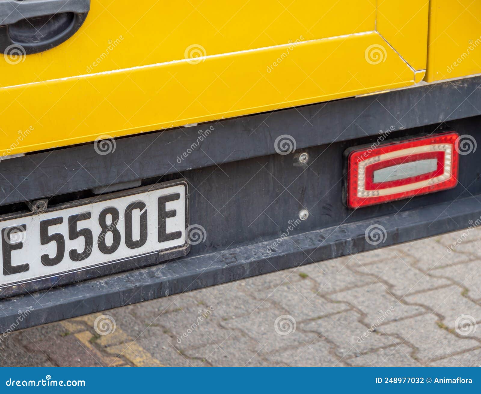 License Plate of an Electric Car in Germany Editorial Photography