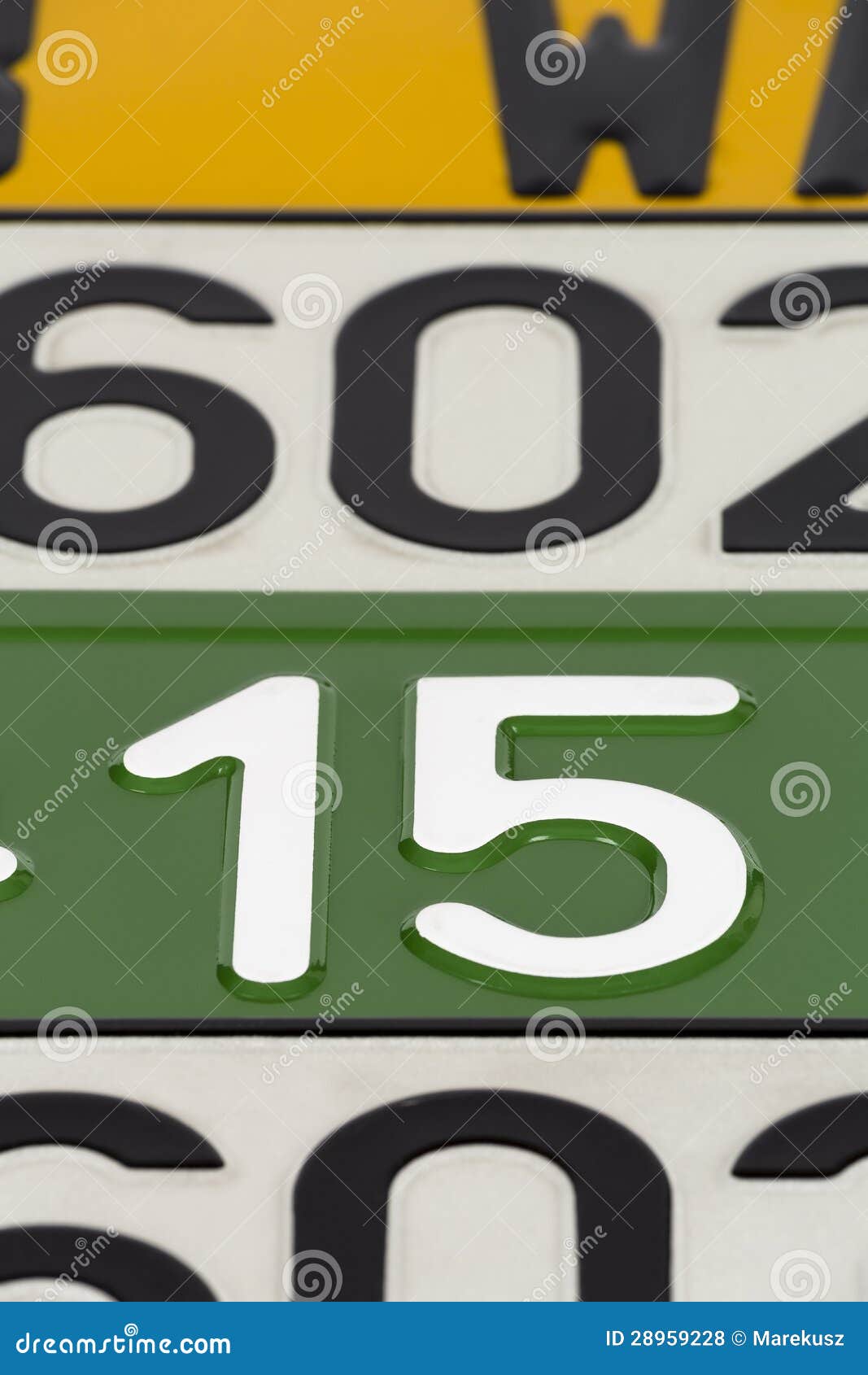 License plates stock photo. Image of orange, license 28959228