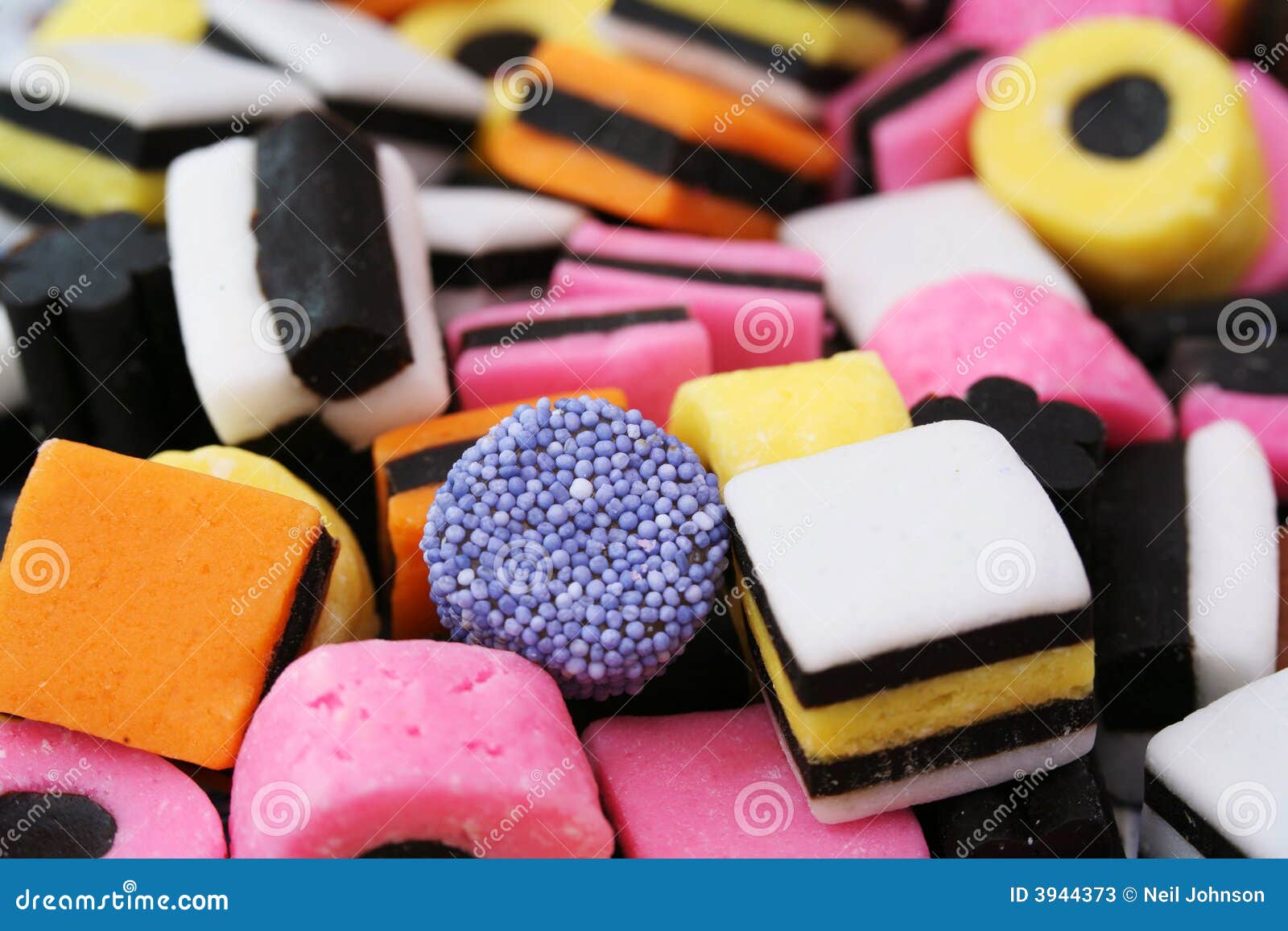 Licorice allsorts stock image. Image of beads, candy, fruit 3944373