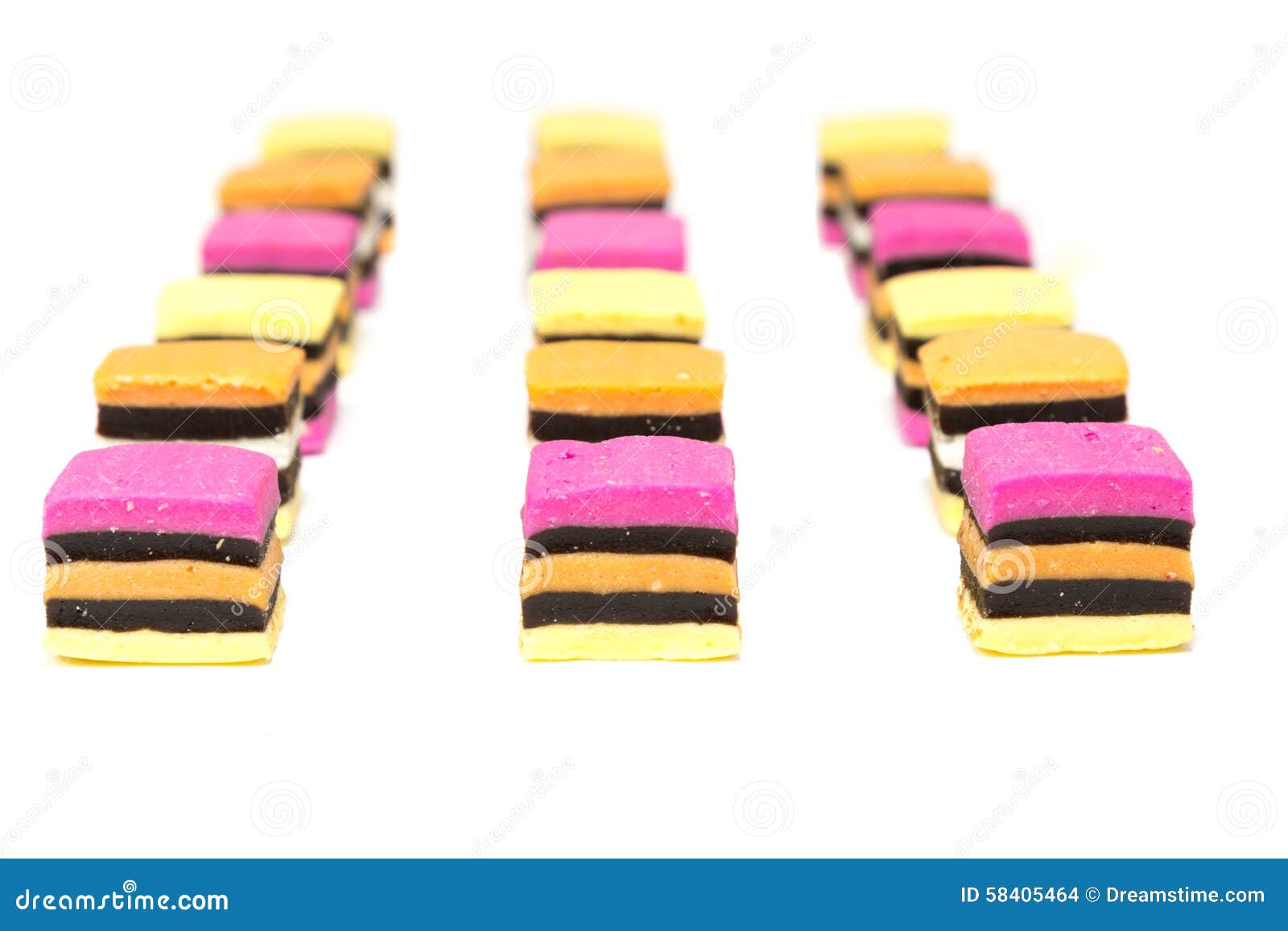 Licorice Allsorts Deep Rows Stock Photo Image of rows, space 58405464