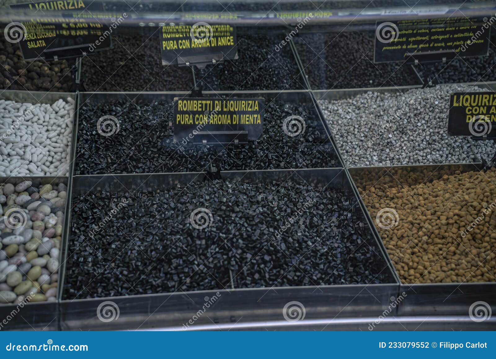 Licorice for Sale at the Stall Stock Photo Image of heap, condiment