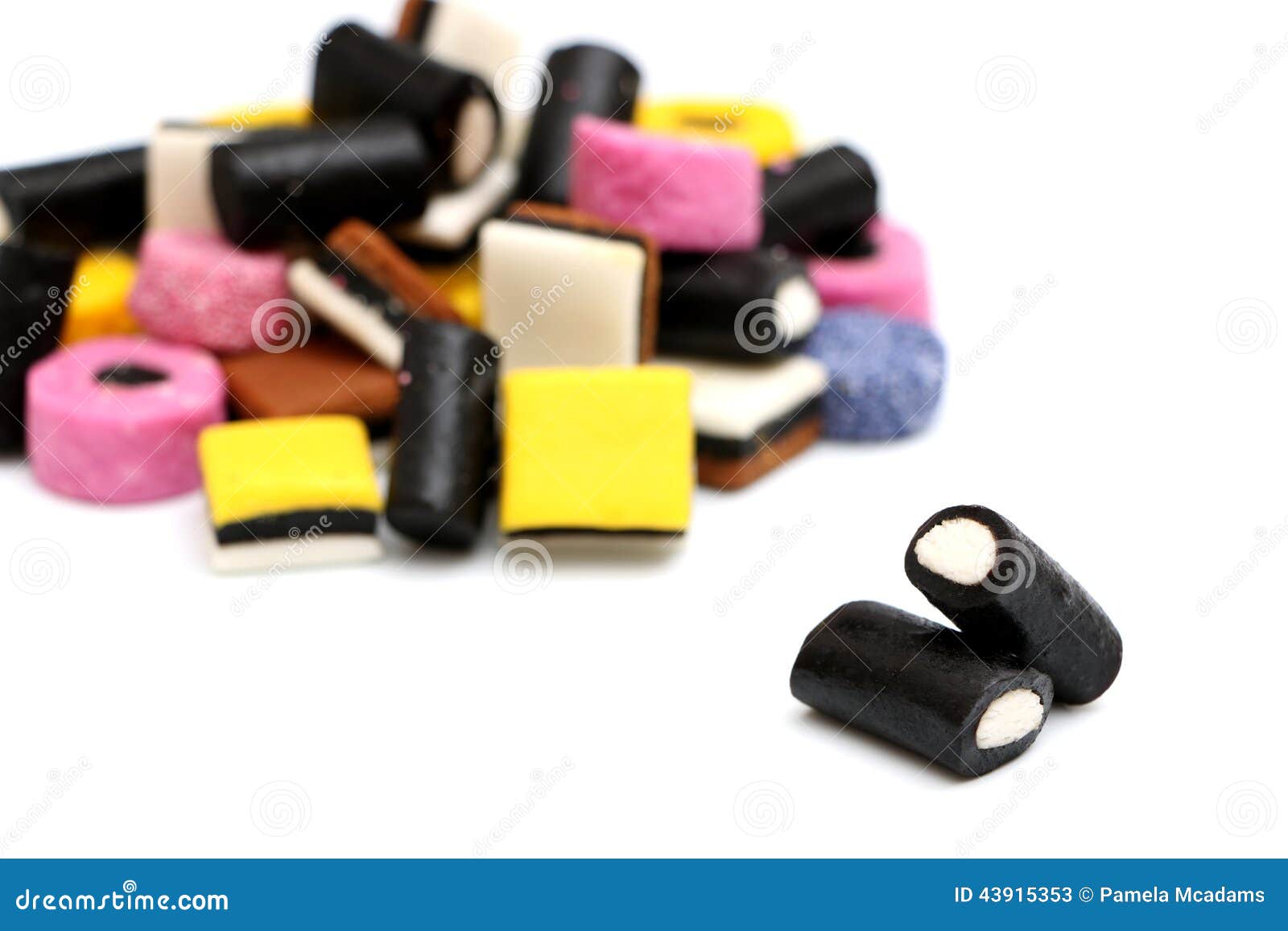 Licorice Sweets stock image. Image of black, unhealthy 43915353