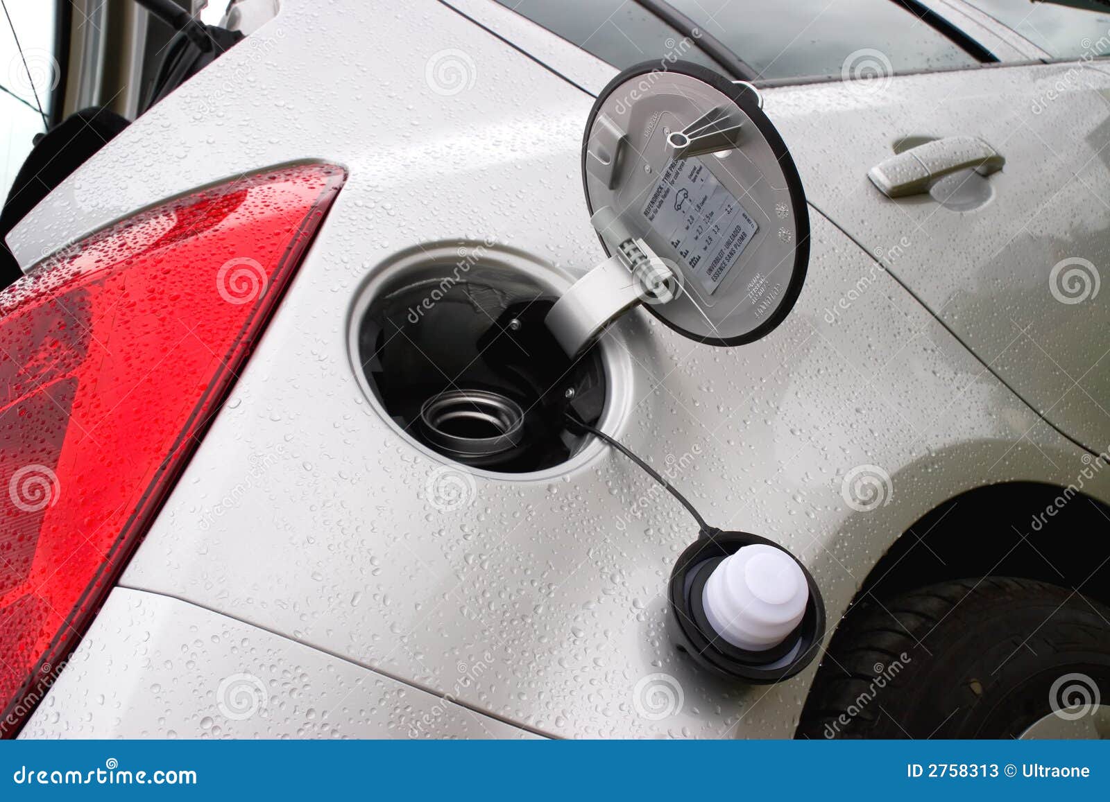Lid of cars fuel tank stock image. Image of metal, silver 2758313