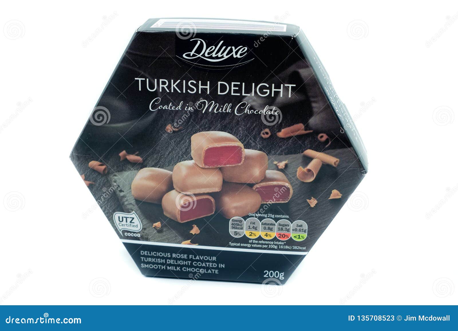 LIDL Marcou Chocolates De Luxe Do Loukoum Foto de Stock Editorial