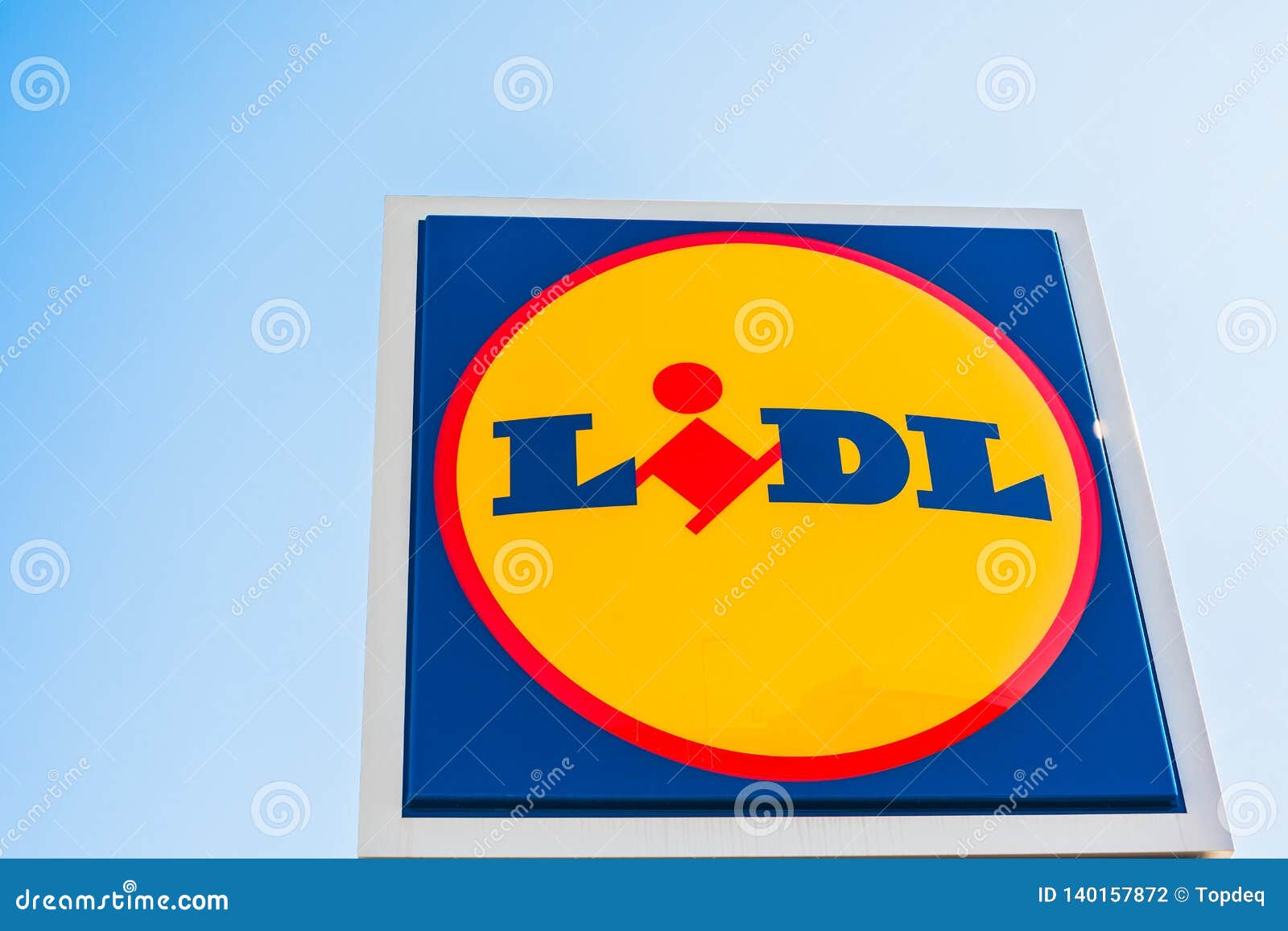Vreemdeling Beven talent LIDL Supermarket Chain Brand Logo Editorial Photography - Image of facade,  food: 140157872